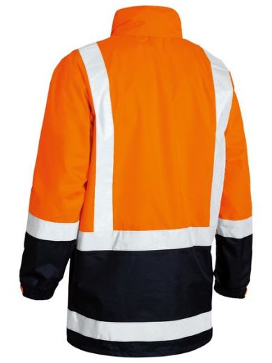 Picture of BISLEY TAPED HI VIS RAIN SHELL JACKET